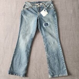 BANDOLINOBLU Jeans Womans Size 8 Short Stretch Caly Modern Bootcut Denim NWT
